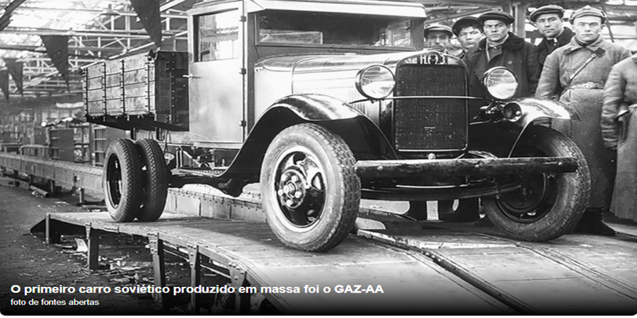 O caminhão GAZ-AA foi produzido na URSS de 1932 a 1942. É uma cópia licenciada exata do Ford Modelo AA 1930./Imagem: Fontes abertas